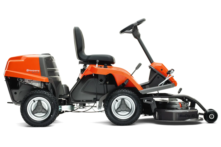 Trattorino tagliaerba Rider Husqvarna R 112C - piatto incluso